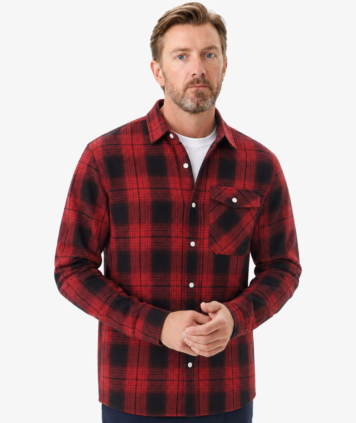 Surchemise à carreaux pour homme