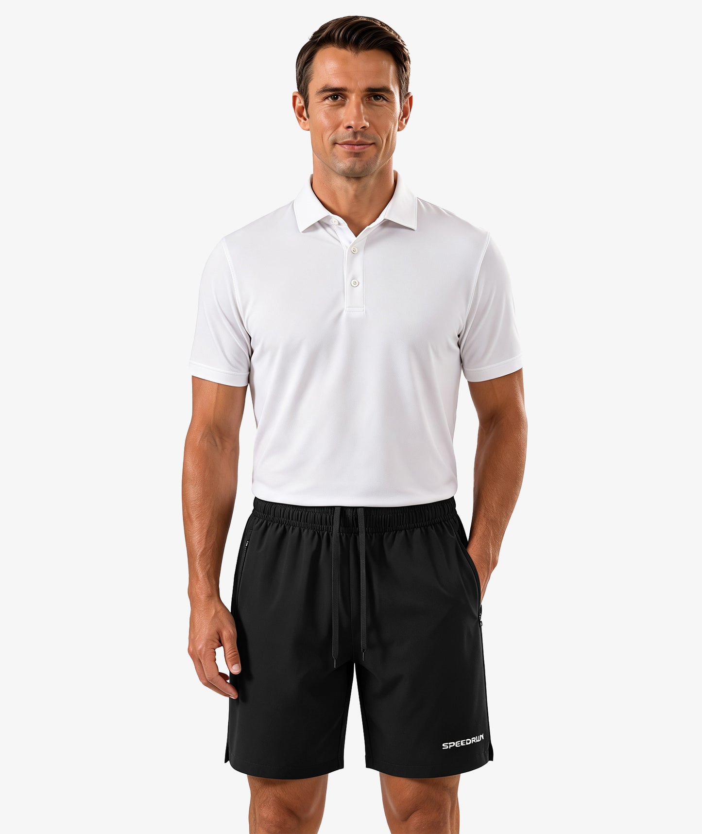 Shorts zippés pour homme