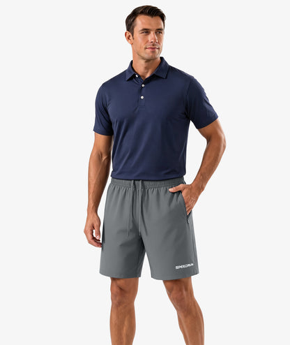 Shorts zippés pour homme