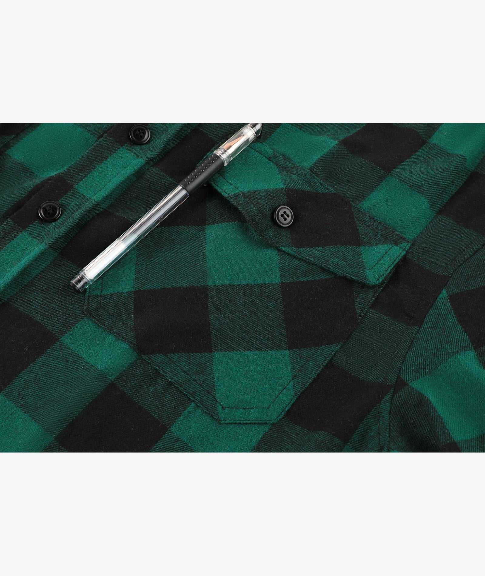 Layered Plaid Hooded Shirt