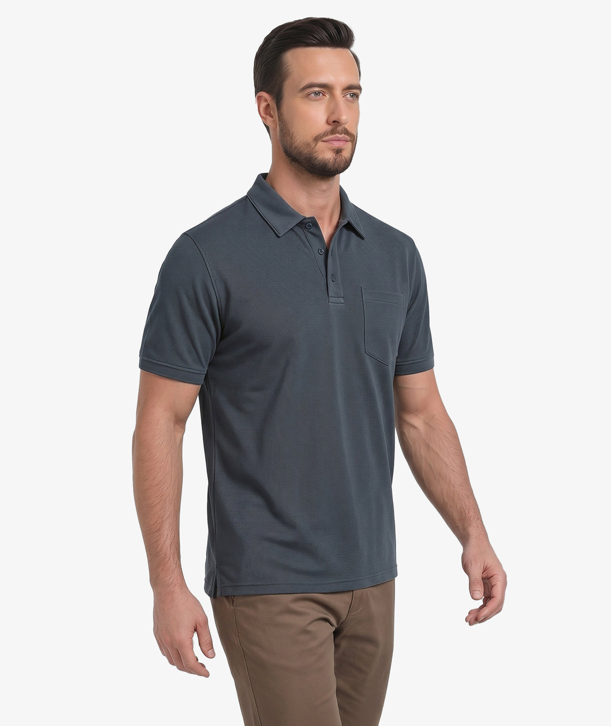 Textured Pocket Golf Polo