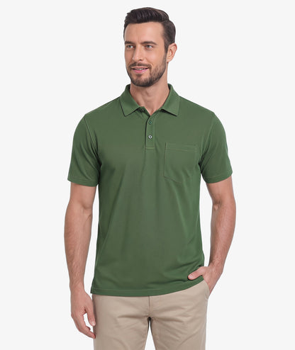 Textured Pocket Golf Polo