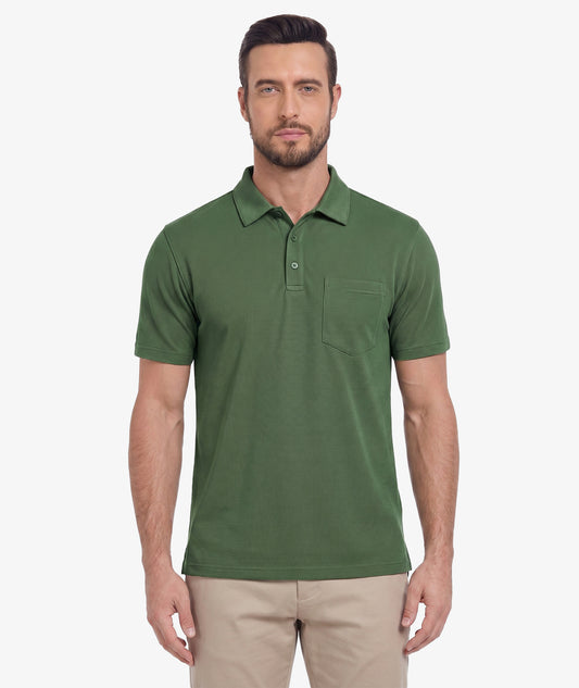 Textured Pocket Golf Polo