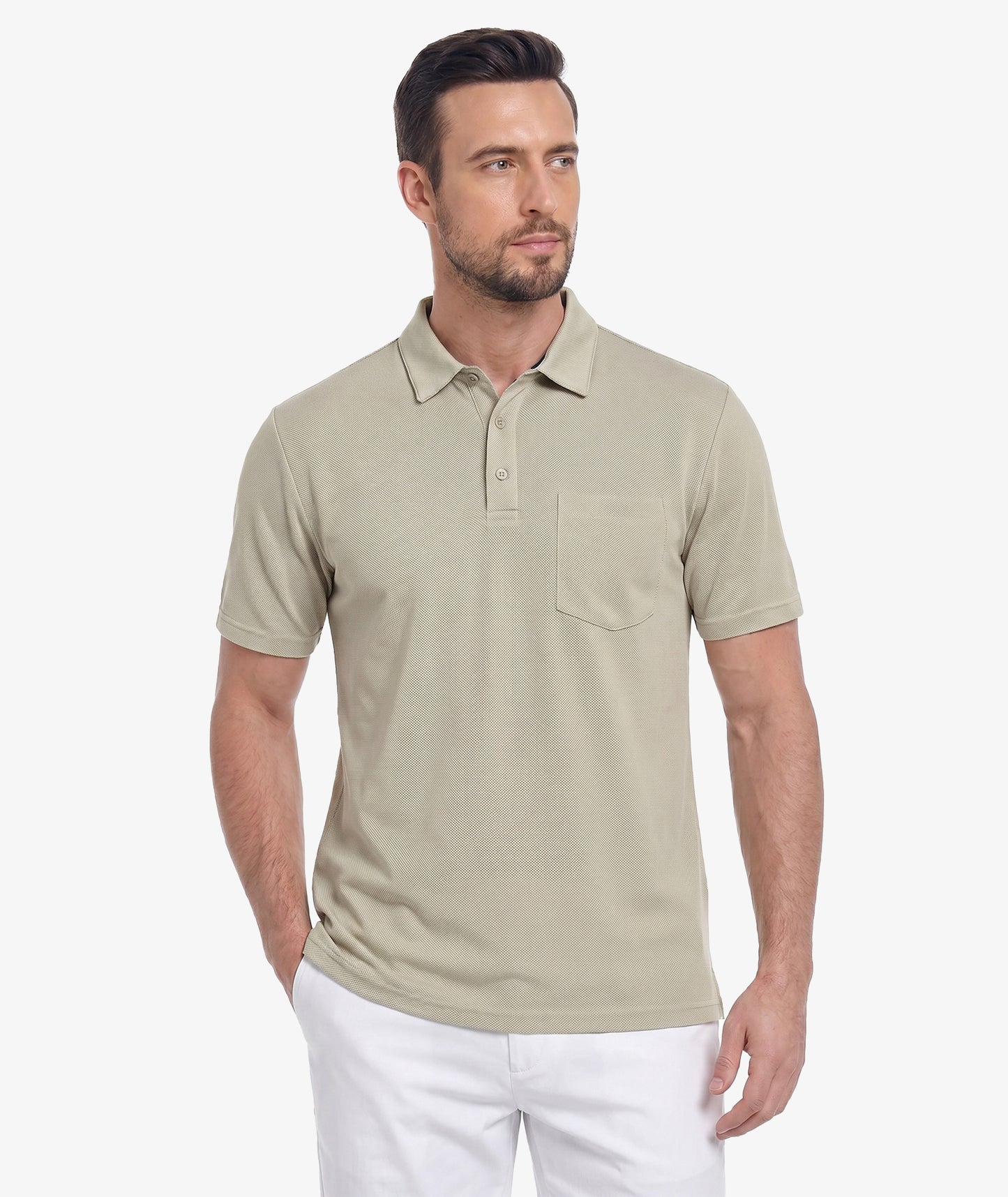 Textured Pocket Golf Polo