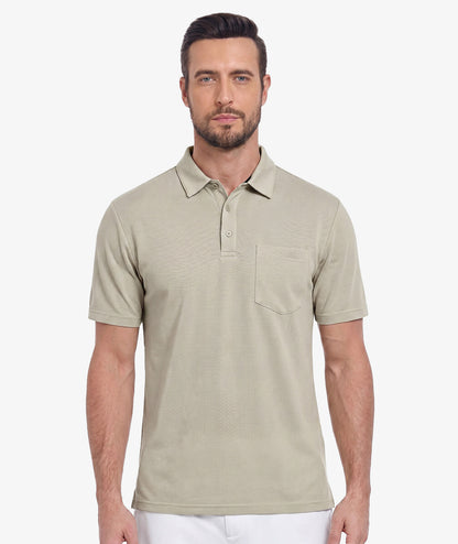 Textured Pocket Golf Polo