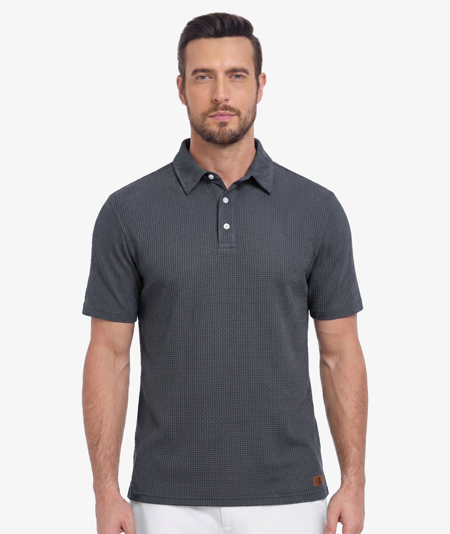 Waffle Knit Performance Polo