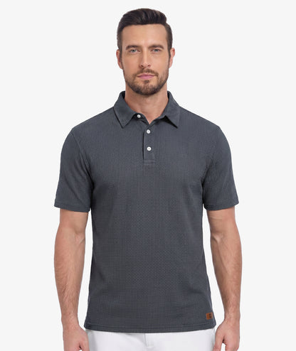 Waffle Knit Performance Polo