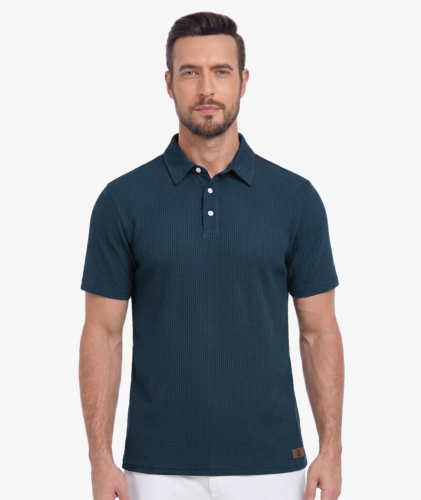 Waffle Knit Performance Polo
