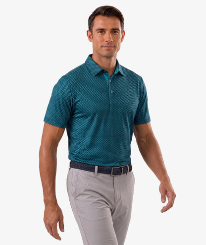 Polo de golf à chevrons