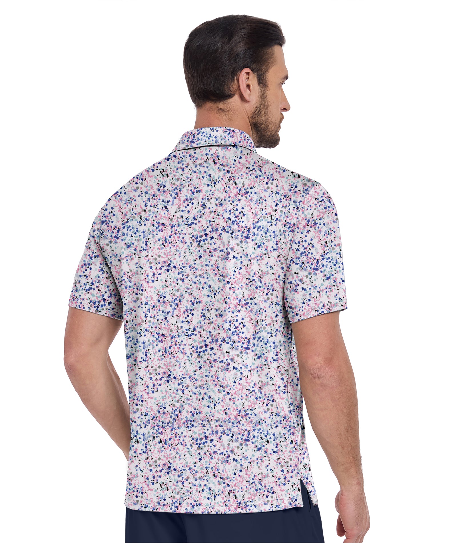 Cooling Print Golf Polo