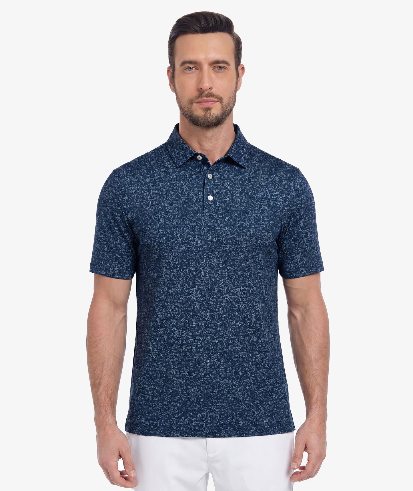 Night Drift Golf Polo