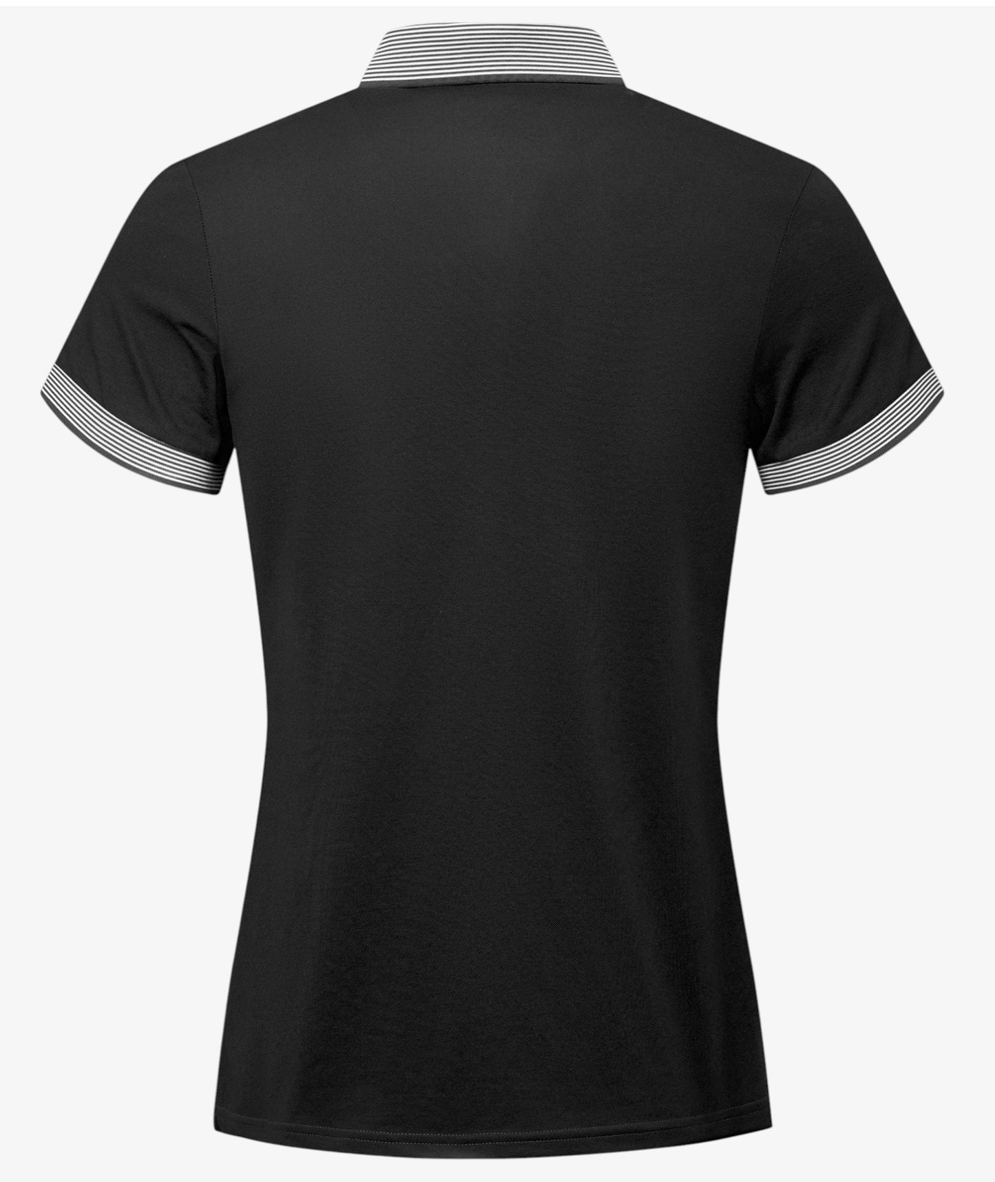 Polo de performance zippé