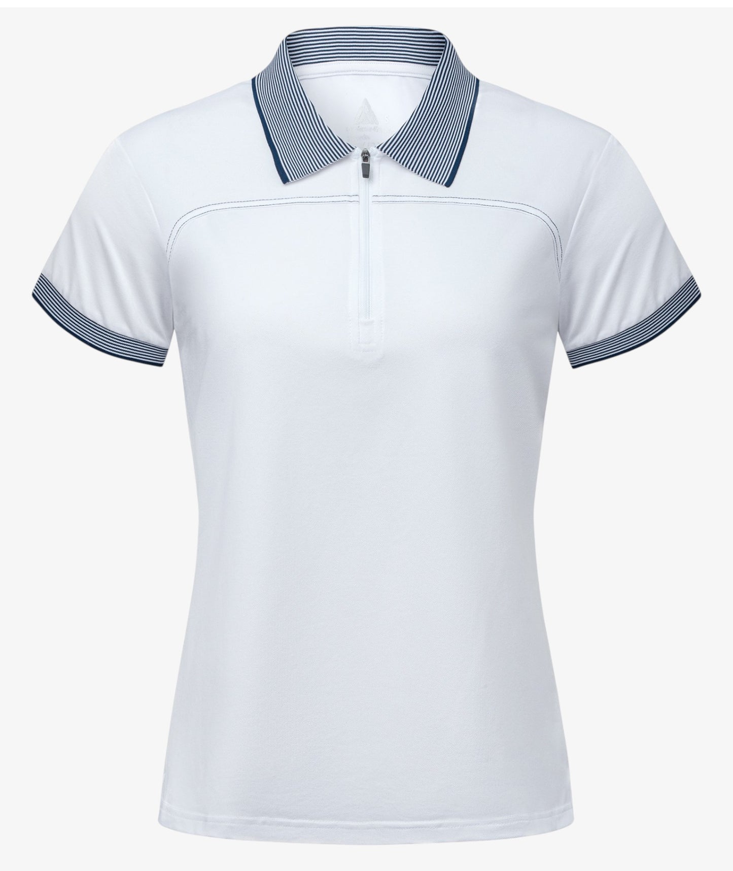 Polo de performance zippé