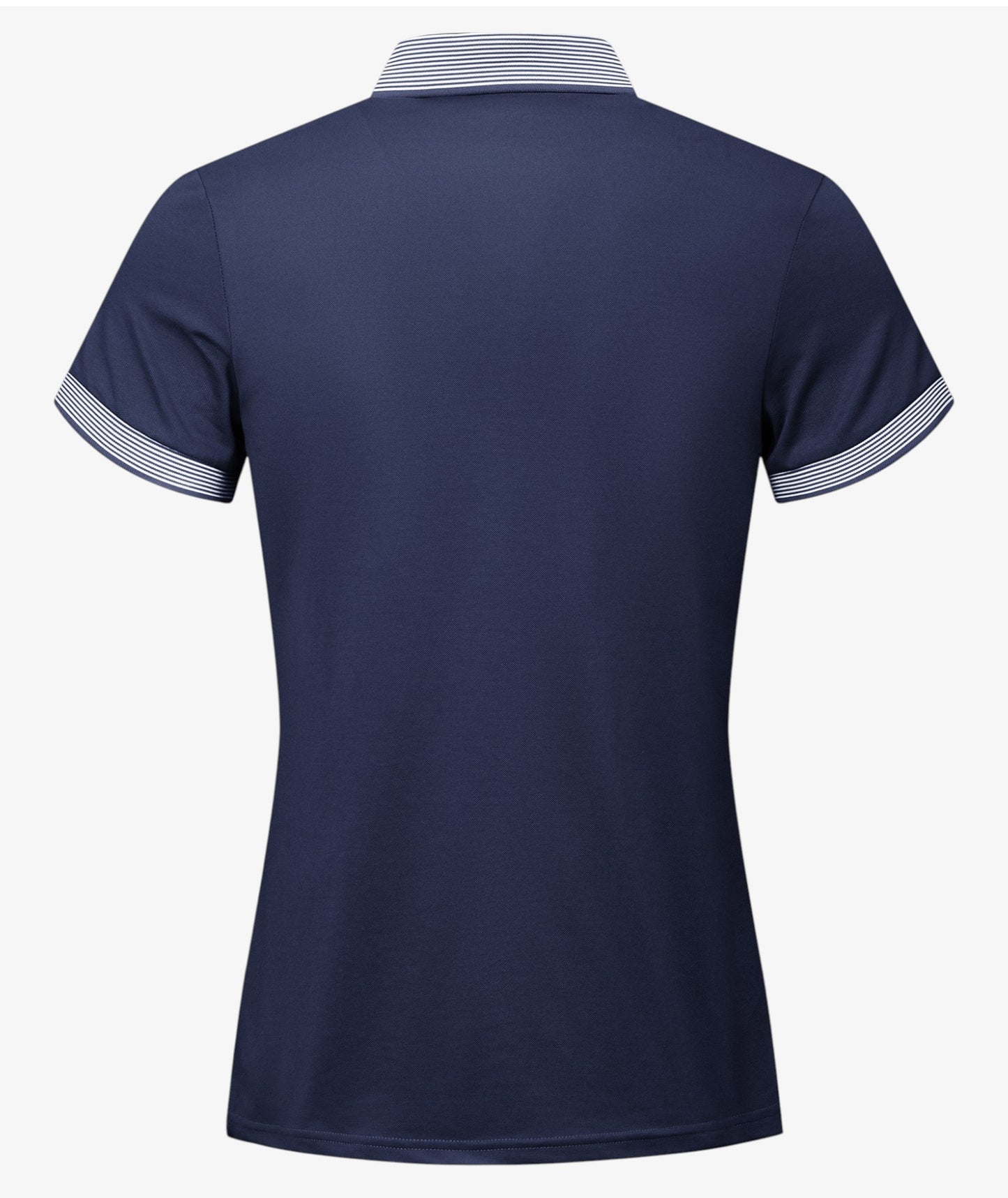 Polo de performance zippé