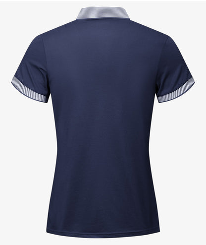 Polo de performance zippé