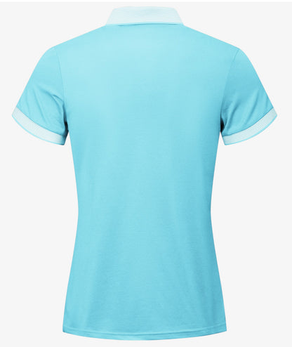 Polo de performance zippé