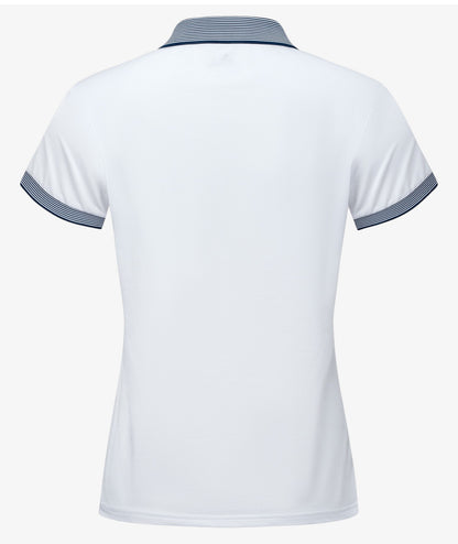 Polo de performance zippé