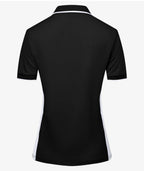 Contrast Zip Performance Polo