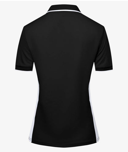 Contrast Zip Performance Polo