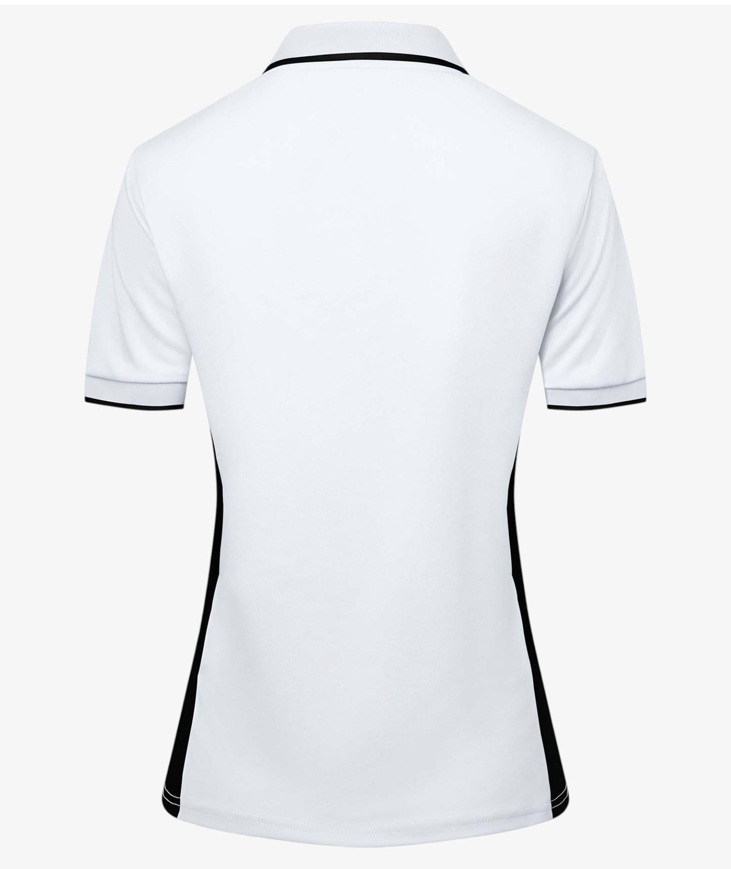 Contrast Zip Performance Polo