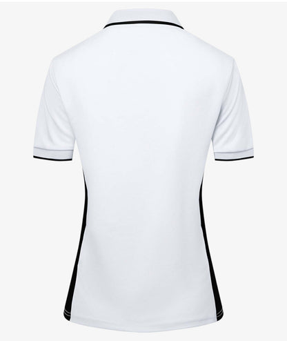 Contrast Zip Performance Polo