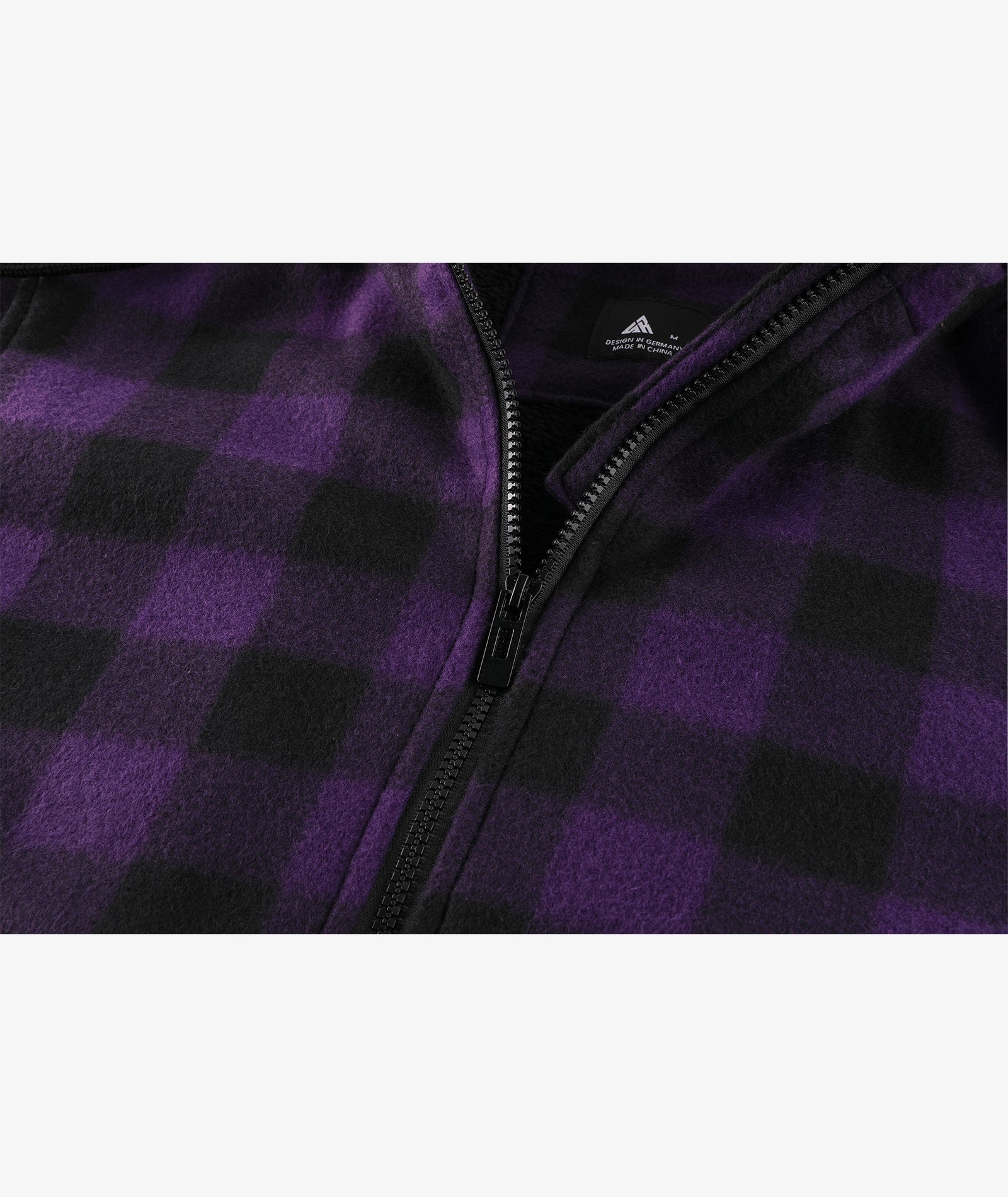 Veste à capuche en molleton doublée de polaire