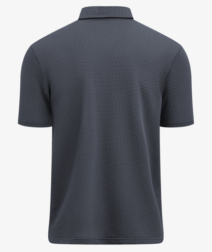 Waffle Knit Performance Polo