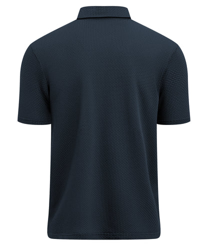 Waffle Knit Performance Polo