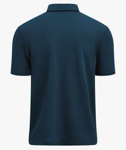 Waffle Knit Performance Polo