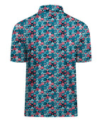 Tropic Grid Golf Polo