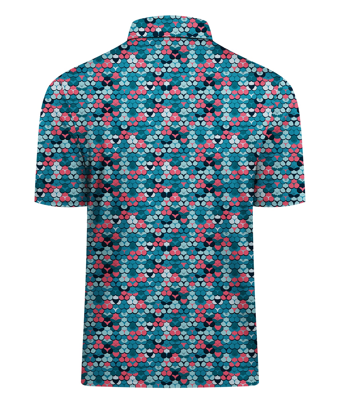 Tropic Grid Golf Polo