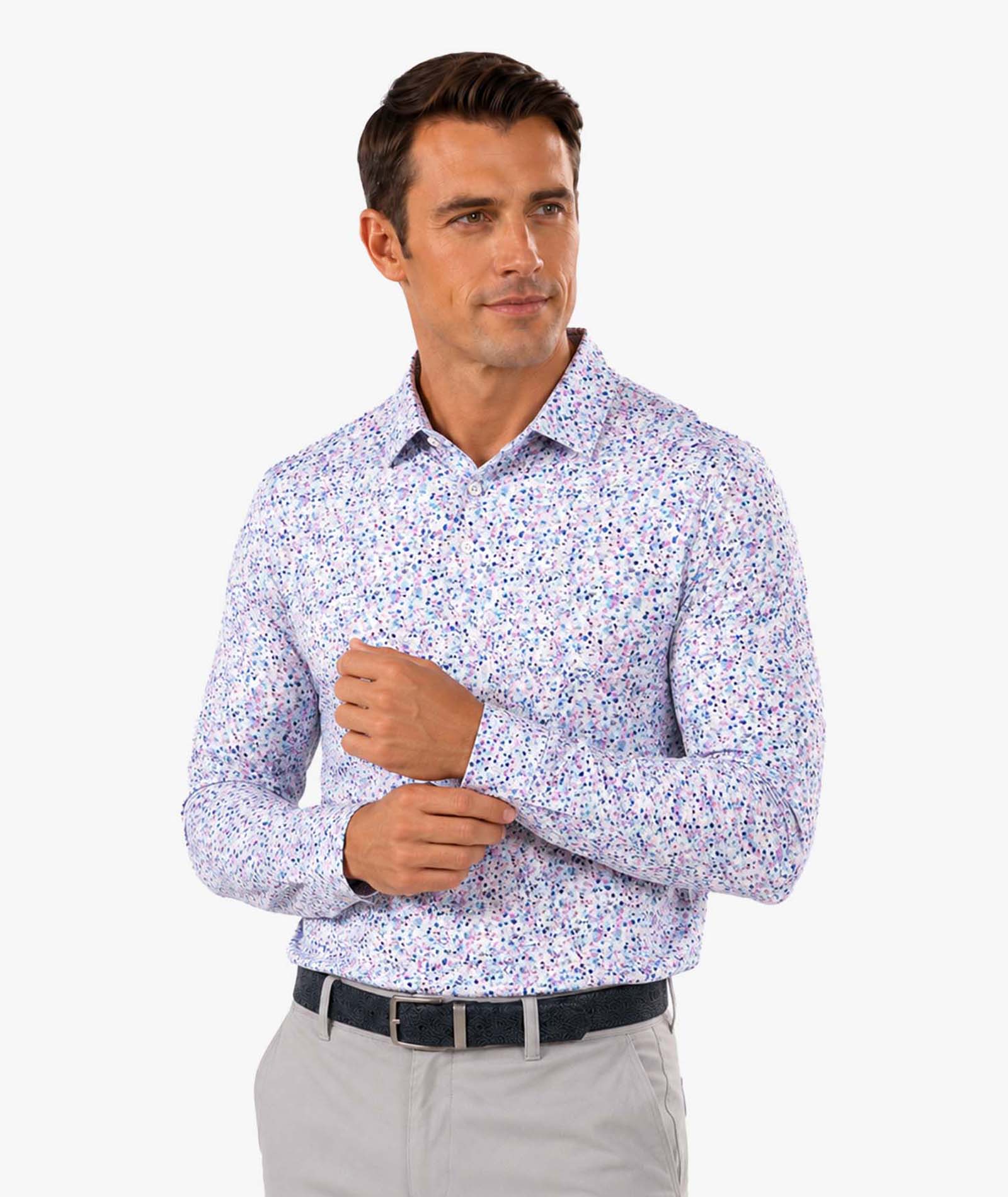 Bloom Print Polo