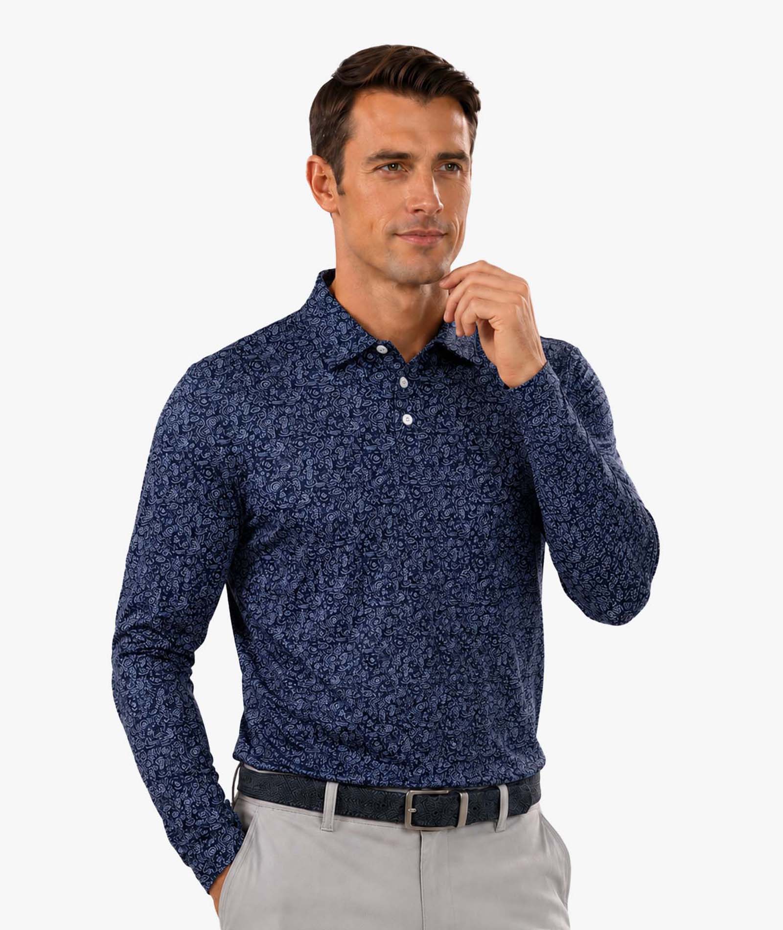 Midnight Leaf Polo