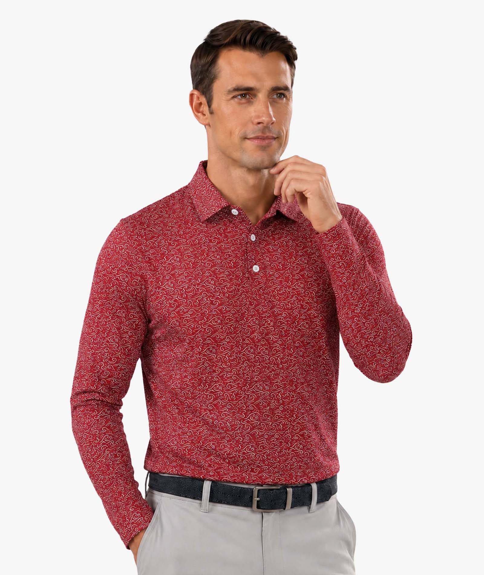 Crimson Wave Polo