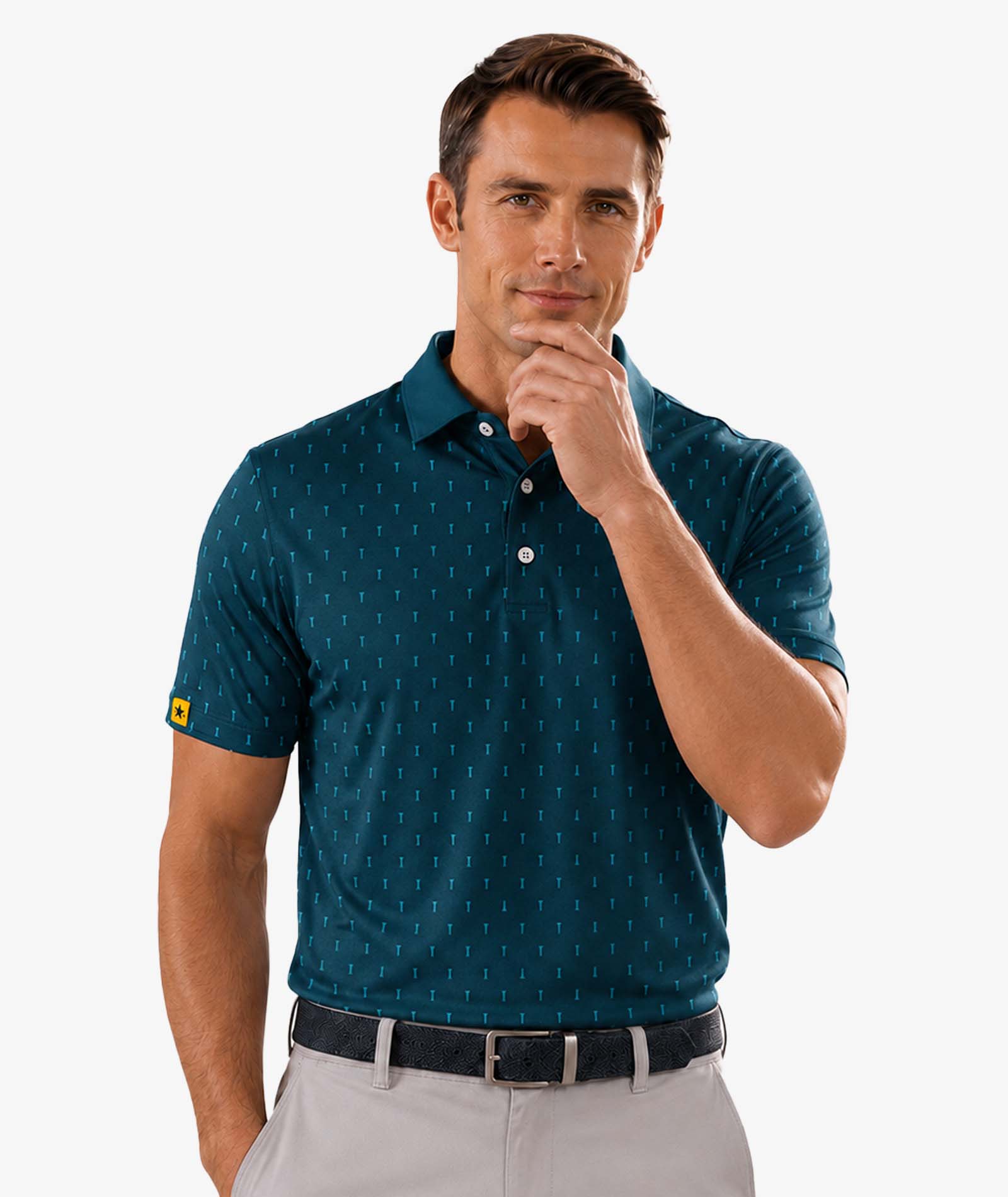 Tee Print Golf Polo
