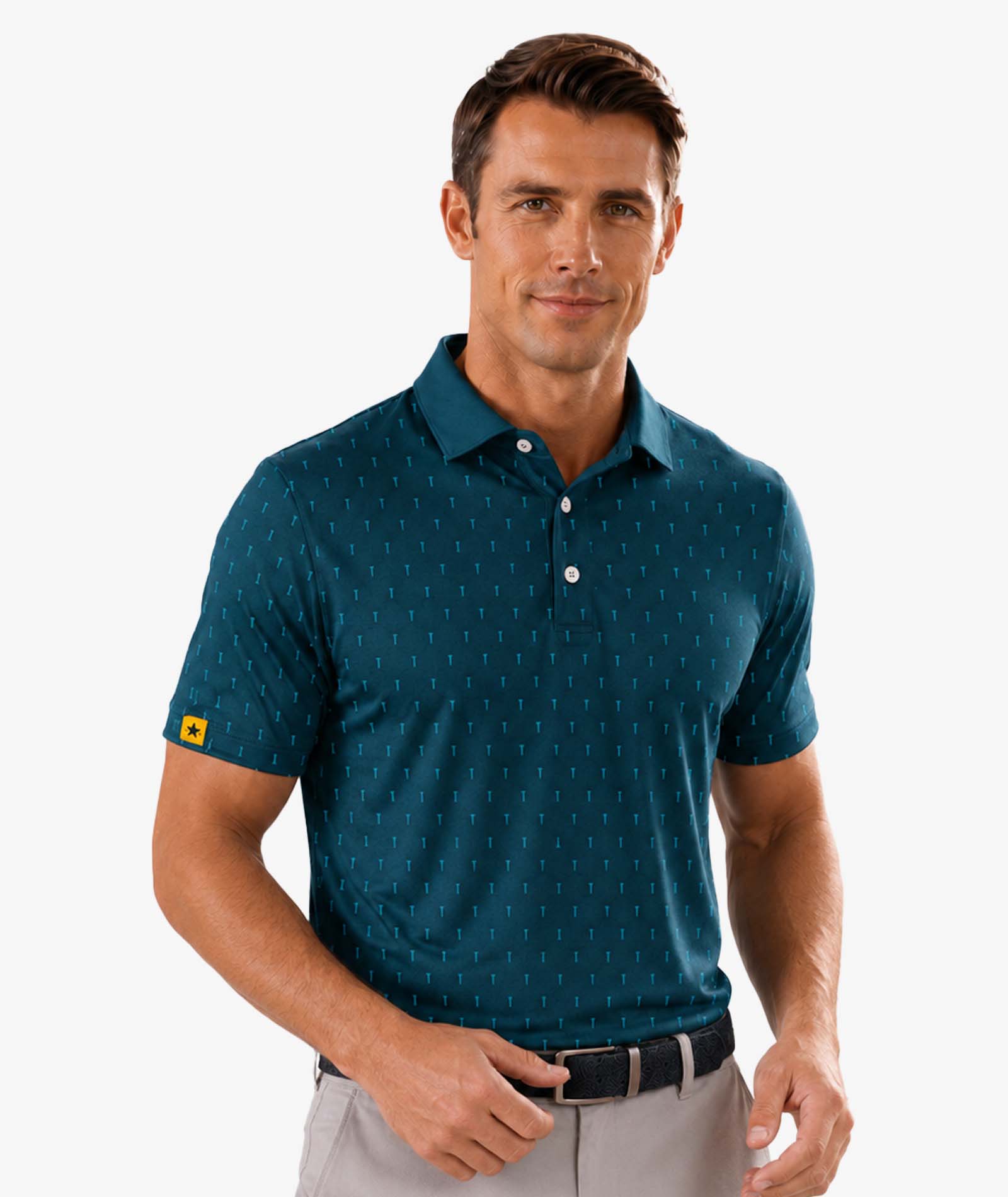 Tee Print Golf Polo