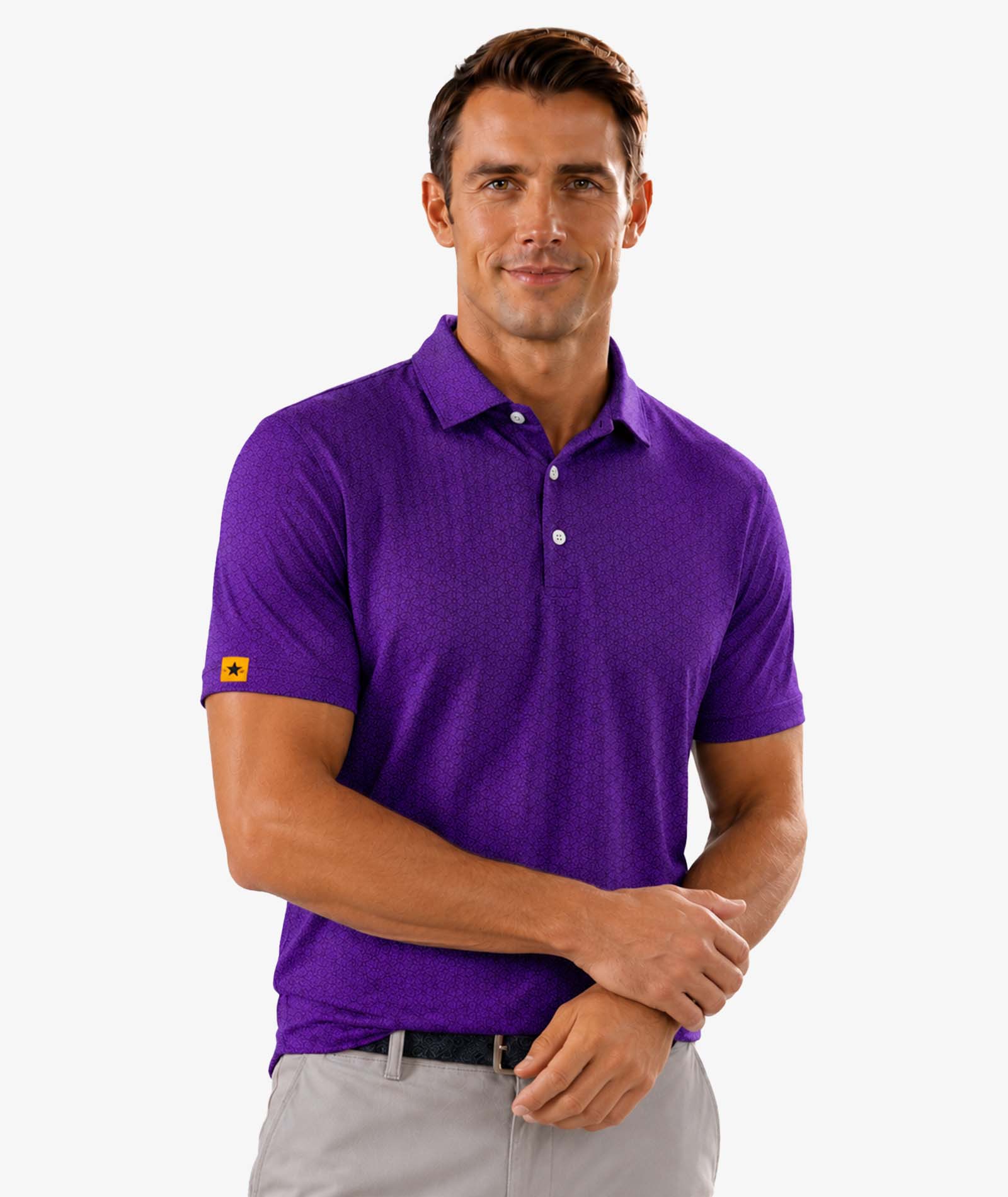 Royal Hex Golf Polo