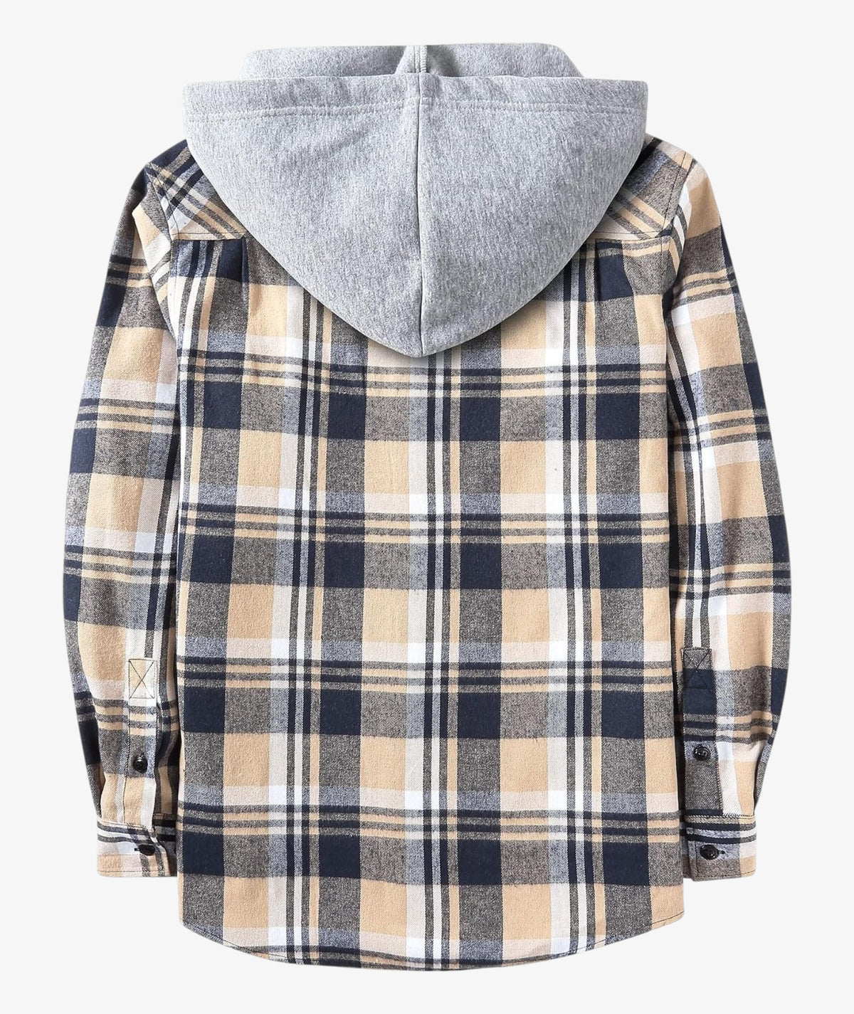 Chemise à capuche à carreaux