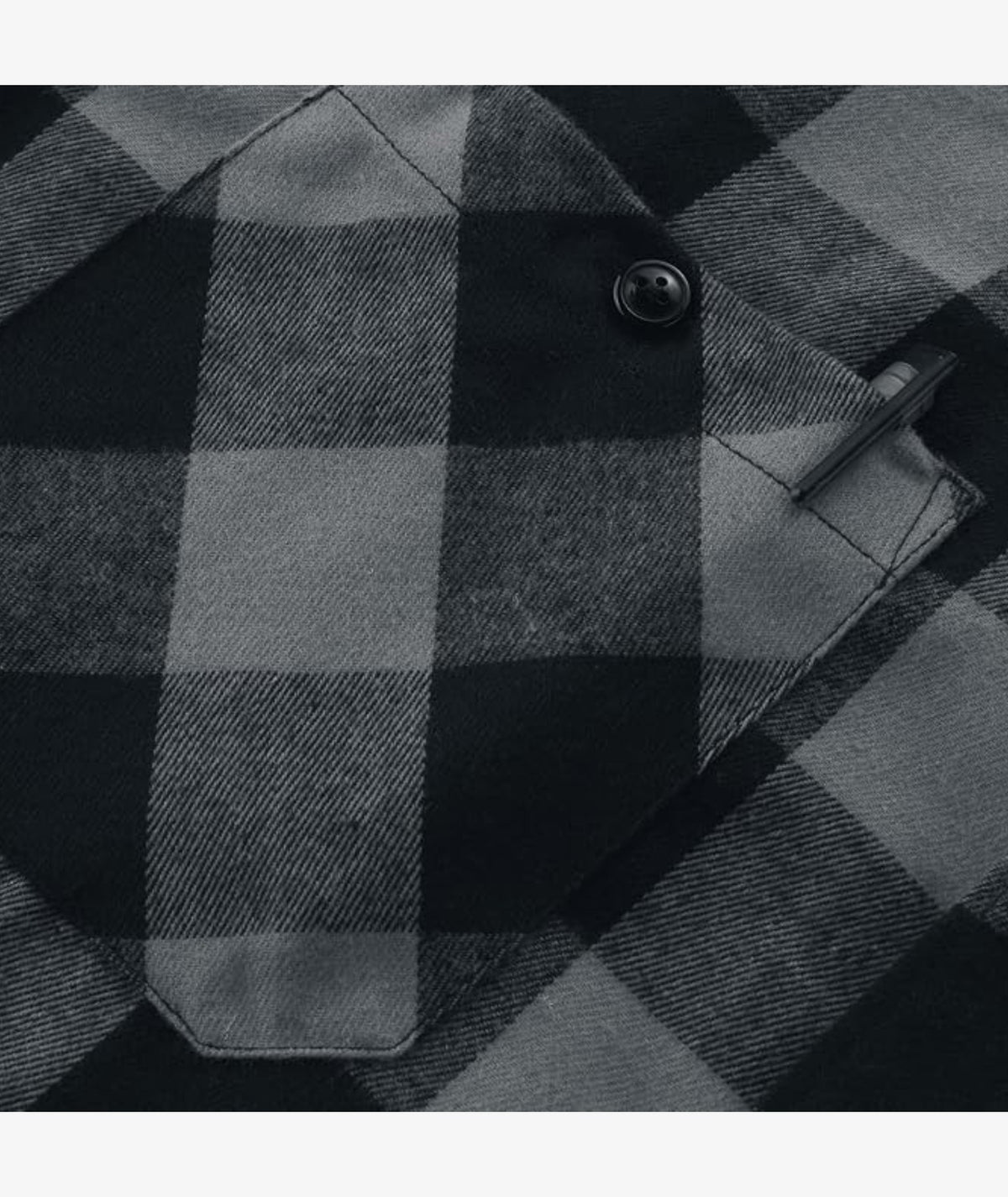 Chemise à capuche à carreaux