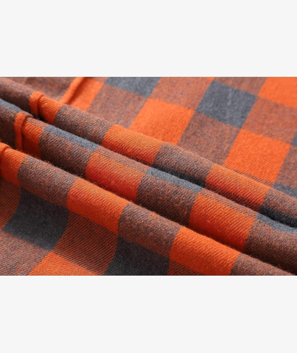 Chemise à capuche à carreaux