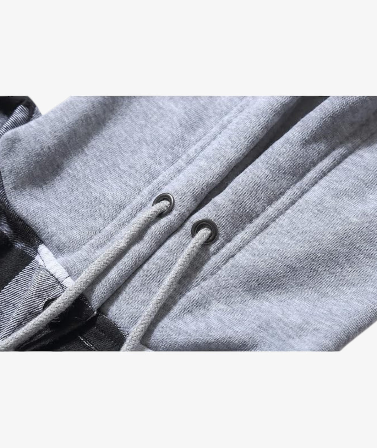Chemise à capuche à carreaux