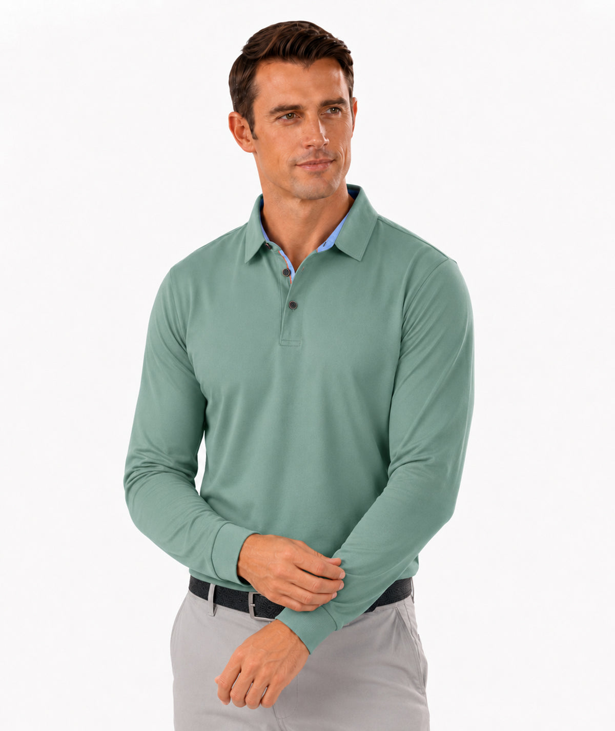 Classic Long Sleeve Polo Shirt