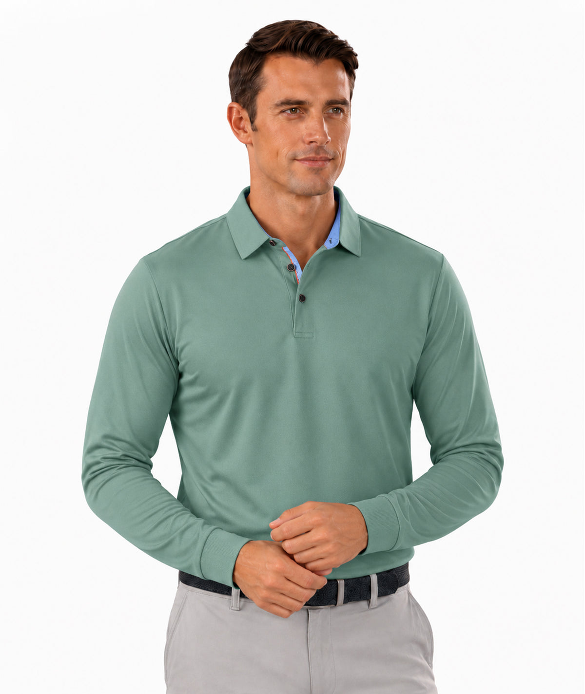 Classic Long Sleeve Polo Shirt