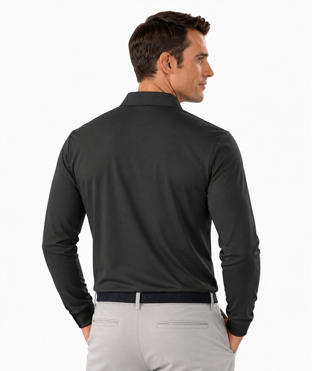 Classic Long Sleeve Polo Shirt