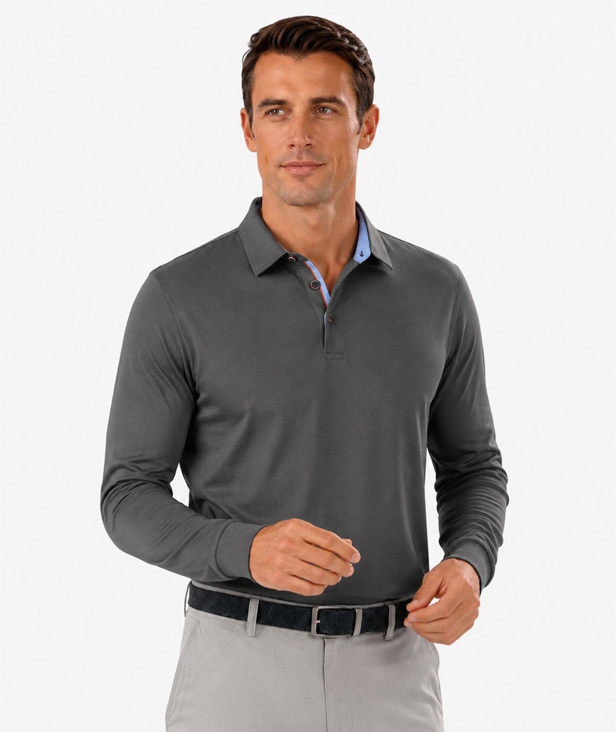 Casual Comfort Long Sleeve Polo
