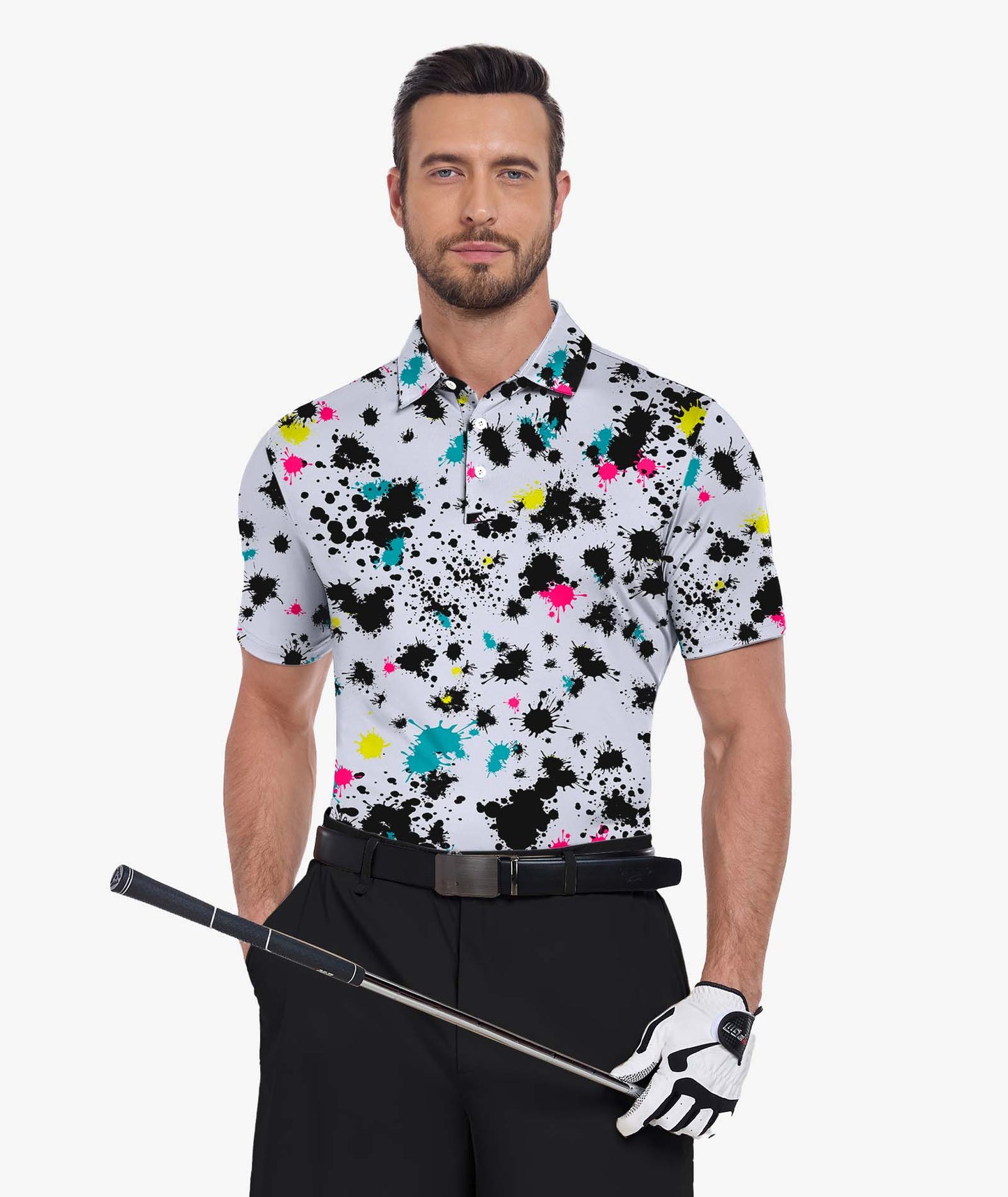 Paint Splash Golf Polo