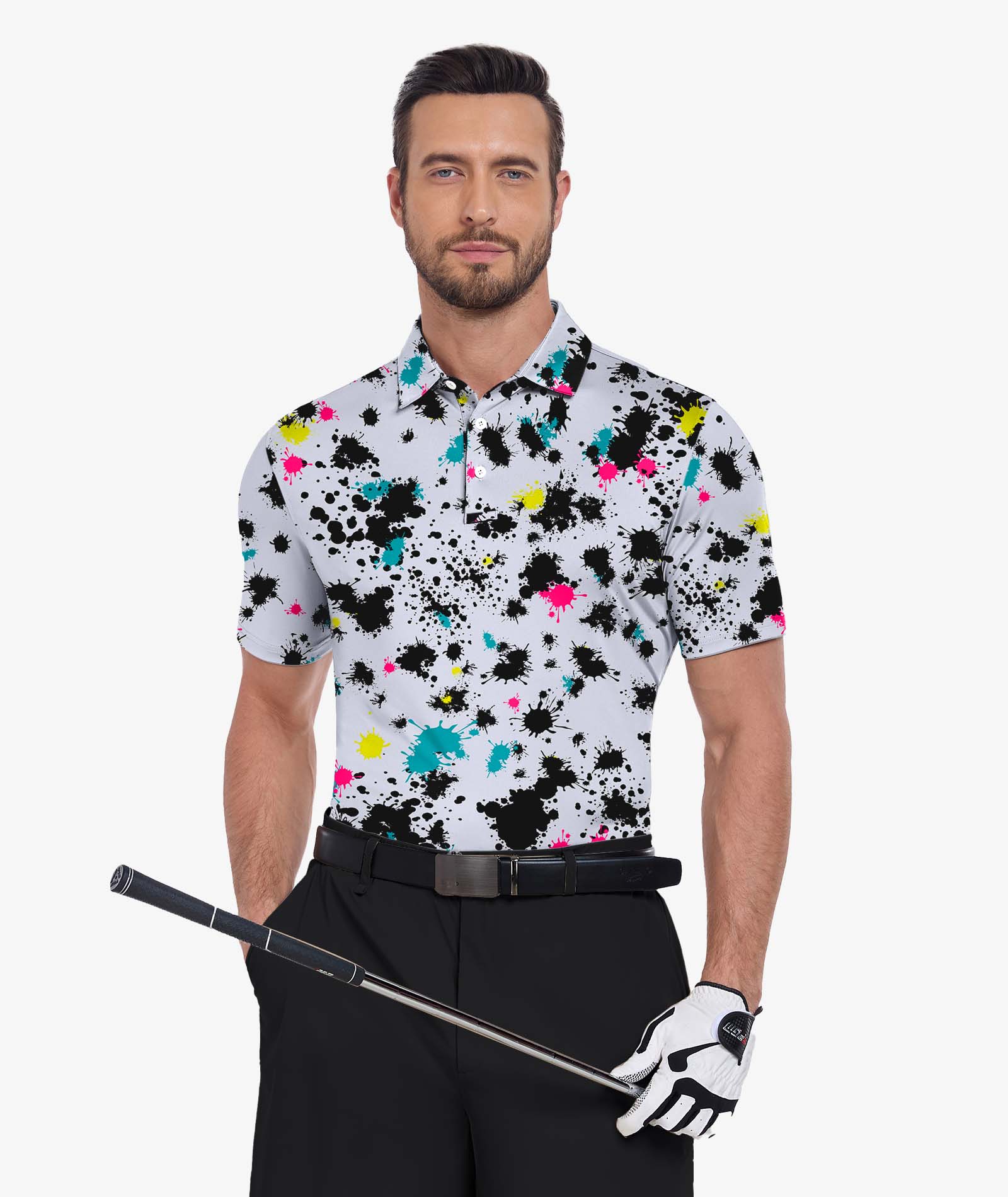 Paint Splash Golf Polo