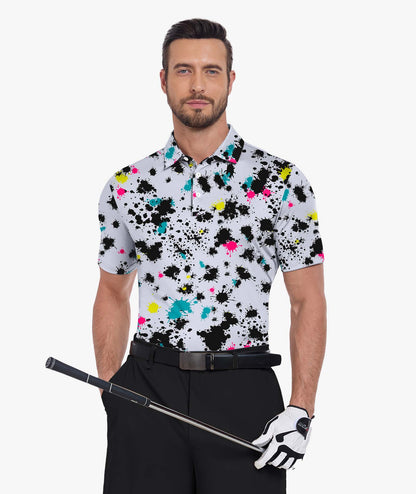 Paint Splash Golf Polo