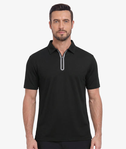 Zip Collar Performance Polo