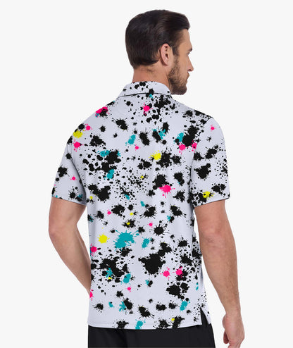 Paint Splash Golf Polo
